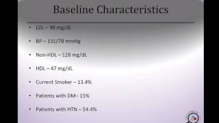 TNT Trial Atorvastatin 80 mg vs 10mg [upl. by Atikel86]