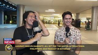 LAGUNAS MARVIN DIAMANTE FOR MISTER INTERNATIONAL PHILIPPINES 2024  Interview with Pageant Trend [upl. by Aramois]