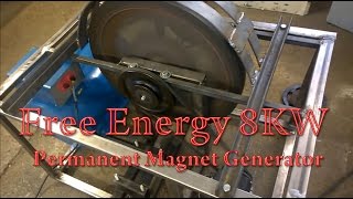 Generator PMG Perpetuum Mobile Free Energy 8KW Test1 [upl. by Roxie]