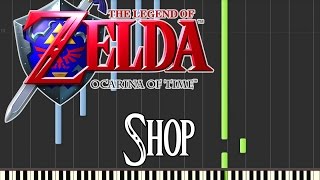 Zelda Ocarina Of Time  Shop Synthesia [upl. by Colson443]