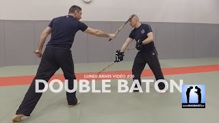 Défense Double Bâton contre Double Bâton  Arnis Kali Eskrima [upl. by Risa]