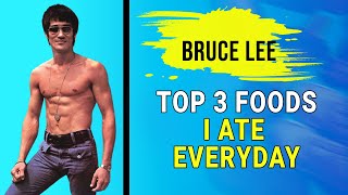 Bruce Lee  I Ate These TOP 3 FOODS to Stay Strong amp Ripped [upl. by Adarbil]