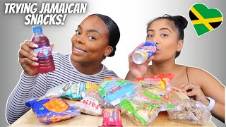 TRYING JAMAICAN SNACKS FOR THE FIRST TIME🇯🇲 [upl. by Squires]