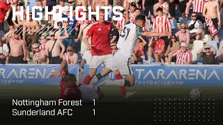 Highlights  Nottingham Forest 1  1 Sunderland AFC  PreSeason 202425 [upl. by Ahsyle]