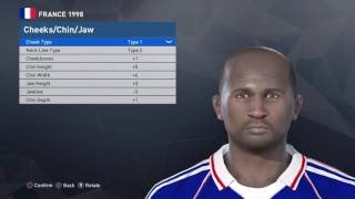 Patrick Vieira face PES 2017 [upl. by Atarman]