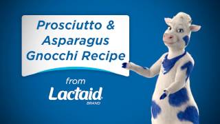 Tasty Presents LowLactose Prosciutto amp Asparagus Gnocchi  LACTAID® [upl. by Swetlana]