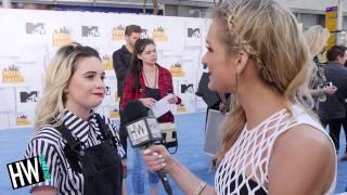 Bea Miller Gushes Over Zac Efron amp Teases “Fire N Gold” Music Video [upl. by Rehpotsyrk]