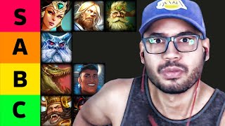 Os Melhores SUPORTES SMITE TIER LIST [upl. by Kraul]