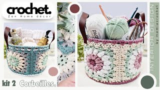 ✨2 GRANDES CORBEILLES EN GRANNY AU CROCHET  ANSES POUR UNE DECO TENDANCE 💗 TUTO✨ 𝐌𝐚𝐦𝐢𝐞𝐂𝐫𝐨𝐜𝐡𝐞𝐭 [upl. by Mathilde]