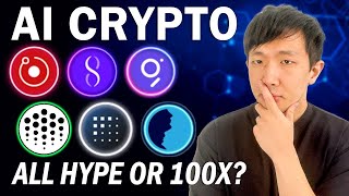 Top 6 AI Crypto Coins  All Hype or Future of Blockchain [upl. by Akinuahs]