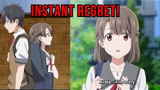 Top 10 Anime Where Girl Rejects Boy And Regrets It [upl. by Arihat664]