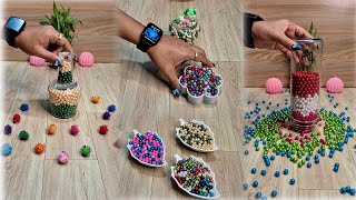 Satisfying Reverse Beads ASMR ♥️♥️♥️ 27 reverse asmr satisfying [upl. by Gurias]