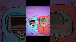 Cameraman x Speakerman cute version ❤️x💙😳💯 skibiditoilet love ship lgbtq [upl. by Franck]