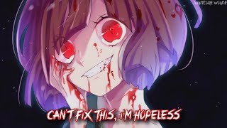 ✧Nightcore  Ill Sleep When Im Dead lyrics [upl. by Inatirb963]