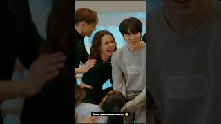 Jimin girlfriend funny moments 😉bts shorts jimin [upl. by Aicinad]