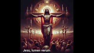 Jesu lumen verum canto gregoriano [upl. by Nylahs886]