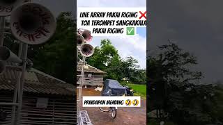 Toa terompet sangkakala prindapan 🤣 prindapan soundprindapan india soundsystem midel toa fyp [upl. by Liag]