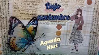 Bullet journal noviembre 🤷‍♀️Bujo vs agenda🥰 Cuál prefieres 🫣bujo papeleriabonita scrapbook [upl. by Ycart]