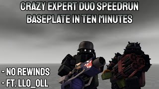 TDX  Insane Duo Expert Speedrun on Baseplate [upl. by Mauldon]