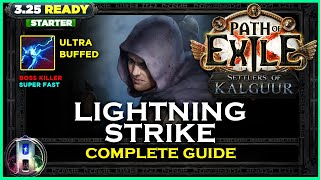 PoE 325 LEAGUE STARTER  LIGHTNING STRIKE TRICKSTER PATH OF EXILE SETTLERS OF KALGUUR POE BUILDS [upl. by Ahsi]