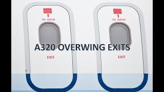 Airbus A320 Overwing Exit [upl. by Ayatnwahs]