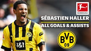 Sébastien Haller  All Goals amp Assists for Borussia Dortmund [upl. by Niran628]