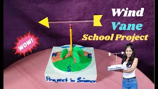 How to make Wind vane Science Project DIY for students [upl. by Allista965]