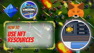 How To Use NFT Resources  League of Kingdoms LOK Full Guide [upl. by Ynwat128]