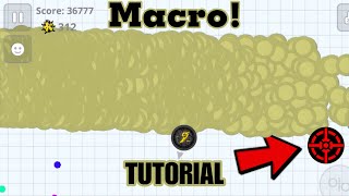 DESTROYING EVERYONE  MACRO TUTORIAL AGARIO MOBILE [upl. by Lowenstein]