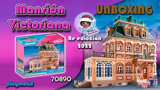 Mansión Victoriana Playmobil 70890¡¡Unboxing Re edición 2022 [upl. by Ariella597]