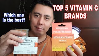 TOP 5 Non Acidic VITAMIN C BRANDS FOR THE YEAR 2020 ASCORBIC ACID amp SODIUM ASCORBATE REVIEW [upl. by Aidua]