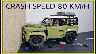 Lego Technic 42110 CRASH 🚨 80 KMH 🚨 Lego car CRASH TEST  Lego Technic CRASH Test [upl. by Loleta]