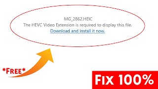 The HEVC video extension is required to display this file FREE HEVC [upl. by Alenairam]