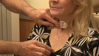 How to put a trach tube back in [upl. by Yramanna]