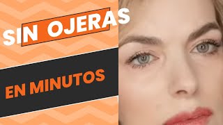 sin ojeras aun siendo oscuras en minutos [upl. by Humfrey]