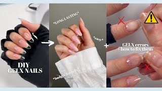 GELX nails not lasting FIX IT by doing this LASTS 3 WEEKS Tutorial [upl. by Santana780]