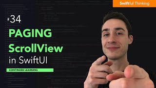 Paging ScrollView in SwiftUI for iOS 17  Continued Learning 34 [upl. by Allista15]