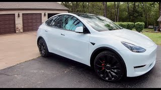 2022 Tesla Model Y Performance Delivery Day [upl. by Enimaj]