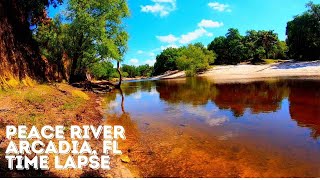 Peace River Gardner Boat Ramp in Florida Time Lapse [upl. by Lebar]