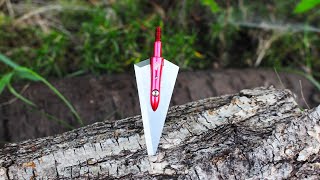 Grizzlystik Samurai Overkill Broadhead Review [upl. by Birkner]