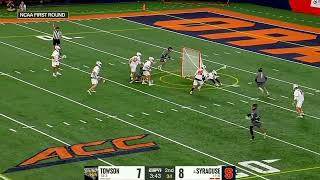 Syracuse vs Towson  2024 NCAA Men’s Lacrosse Tournament 1st Round  Highlights [upl. by Aicercul205]