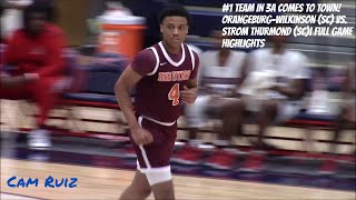 1 TEAM IN 3A COMES TO TOWN OrangeburgWilkinson SC vs Strom Thurmond SC Full Game Highlights [upl. by Enitsej]