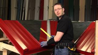 How to Install Valley Panel ABC SL16® Metal Roofing System [upl. by Lionello]