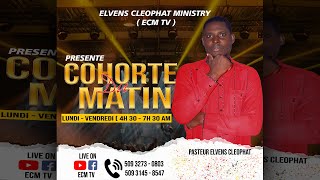 COHORTE DU MATIN 8 AVRIL 2024  PASTEUR ELVENS CLEOPHAT ECM TV [upl. by Lein]