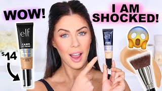 NEW HOLY GRAIL FOUNDATION ELF CAMO CC CREAM REVIEW amp WEAR TEST I AM SHOCKED [upl. by Maje]