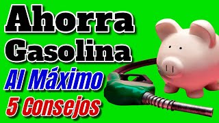 Como GASTAR MENOS GASOLINA en COCHE Automatico y Mecanico Ahorrar Combustible 2024 [upl. by Tu]