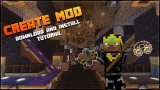 How to Install Minecraft Create Mod  Download and Install Tutorial [upl. by Enylrac262]