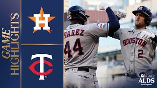 Astros vs Twins Game 3 Highlights 101023  MLB Highlights [upl. by Airoled]