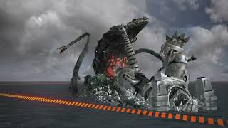 GODZILLA PS4 Biollante King of Kaiju mode [upl. by Atteuqihc295]