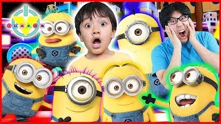 MINION TAKEOVER Roblox Escape from Minion Obby 2  Lets Play with Ryan amp Daddy [upl. by Ettennan911]